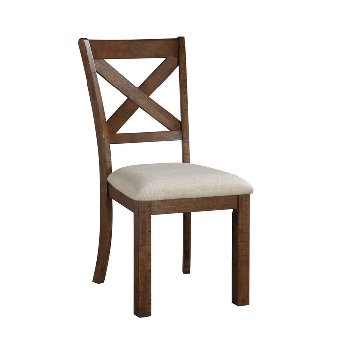 Bonner Brown Side Chair, Set of 2