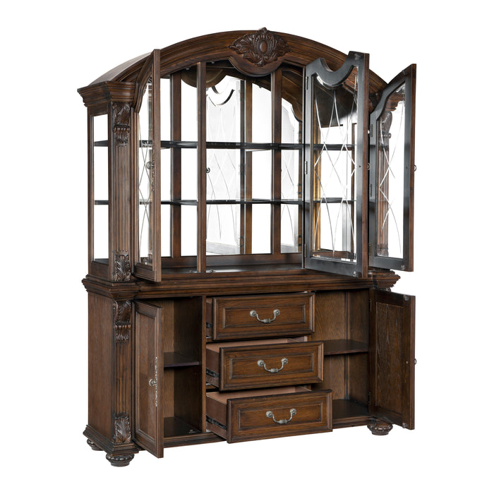 Bergen Dark Oak Buffet & Hutch