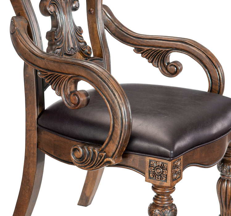 Bergen Dark Oak Arm Chair, Set of 2