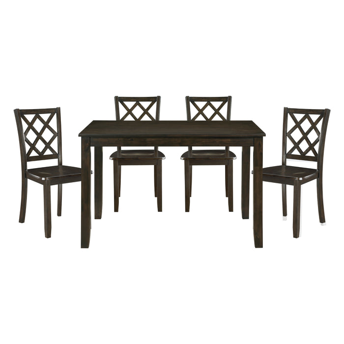 Astoria Charcoal 5-Piece Pack Dinette Set