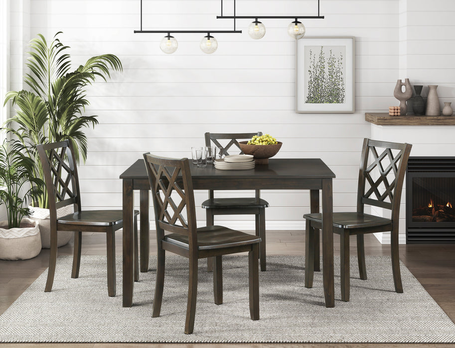 Astoria Charcoal 5-Piece Pack Dinette Set