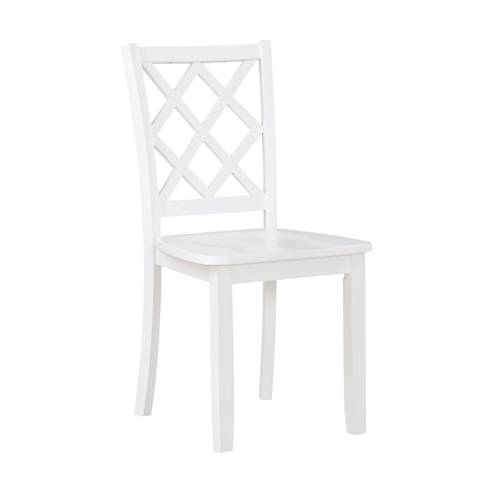 Astoria White 5-Piece Pack Dinette Set