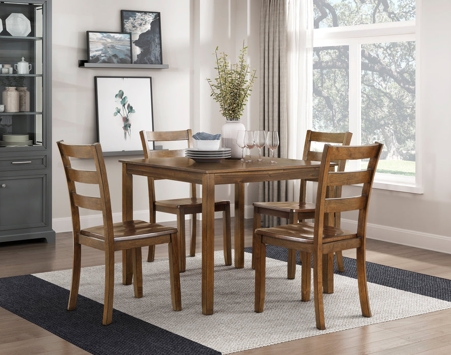 Fallington Charcoal Brown 5-Piece Pack Dinette Set