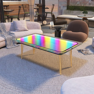 VANITII Trotting Horse Lamp Coffee Table