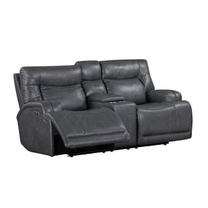Titan - Reclining Console Loveseat