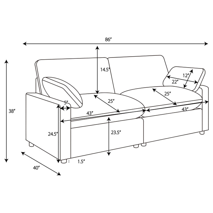 Collins Power Reclining Loveseat