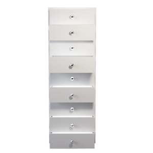 VANITII 9-Drawer Makeup Vanity Storage Unit with Lights