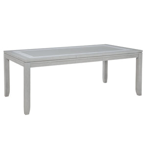 Fiona - Rectangle Dining Table - Mist Gray