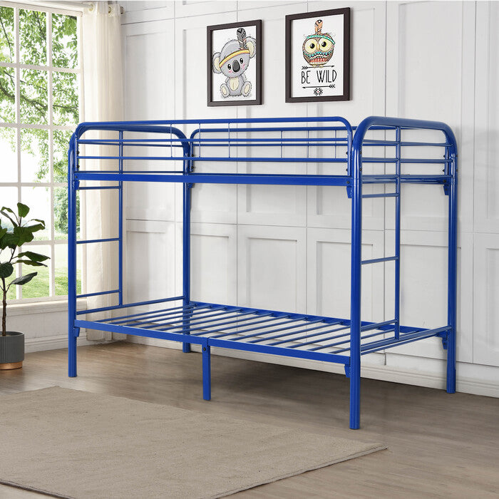 Blue Metal Bunk Bed - Twin/Twin