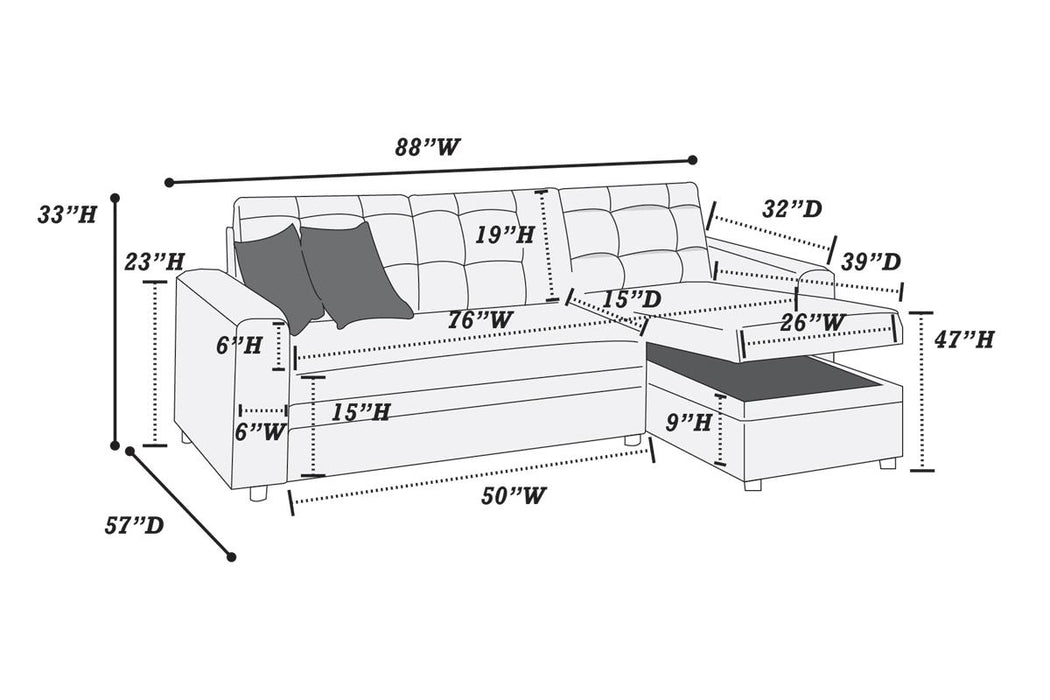 Convertible Sectional