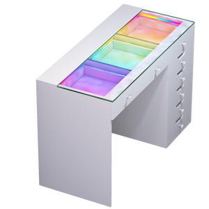 VANITII Diana Vanity Desk Pro- 8 Storage Drawers