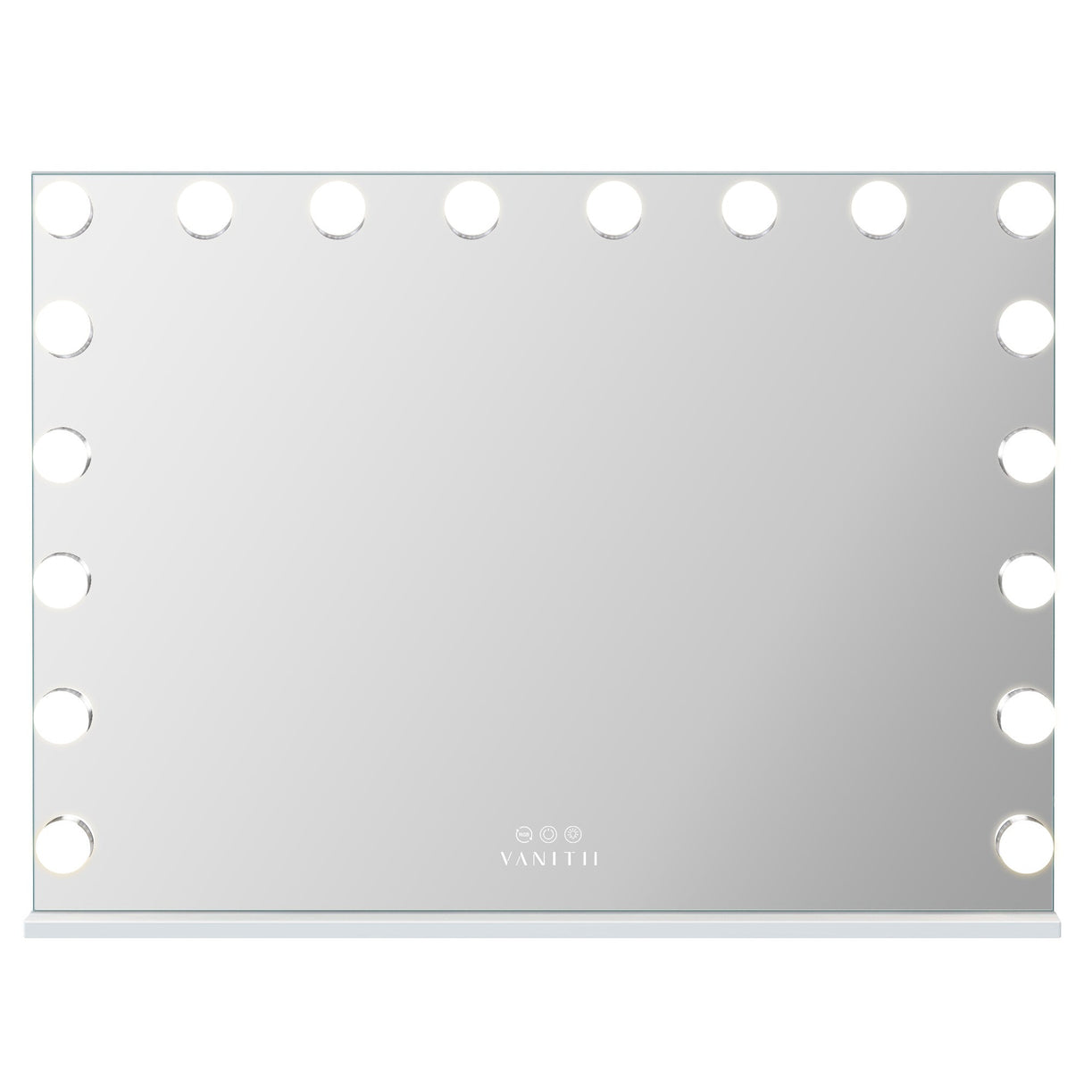 VANITII Mary Hollywood Glow Vanity Mirror with RGB - 18 Dimmable LED Bulbs
