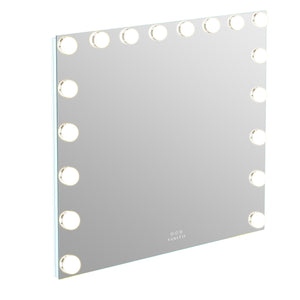 VANITII Mary Hollywood Glow Vanity Mirror with RGB - 18 Dimmable LED Bulbs