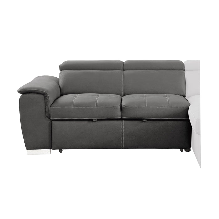 Ferriday Gray Storage Sleeper Sectional