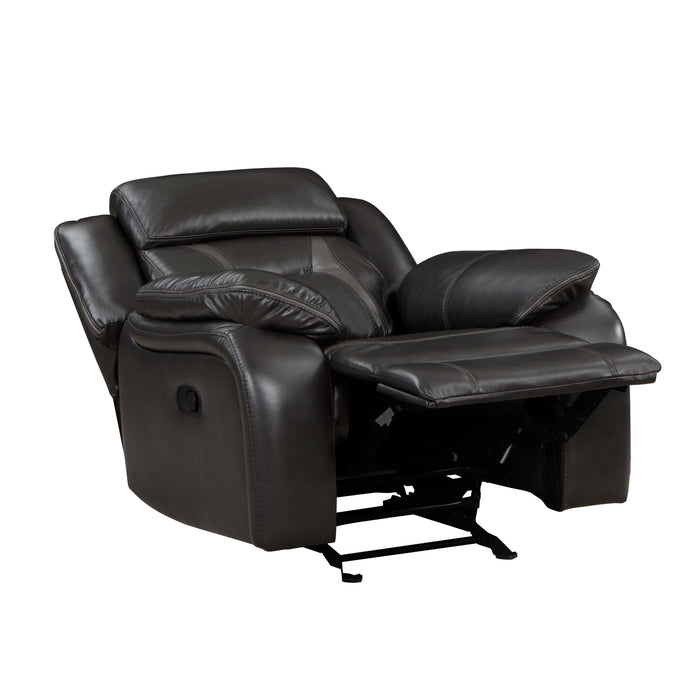 Amite Dark Gray Glider Reclining Chair