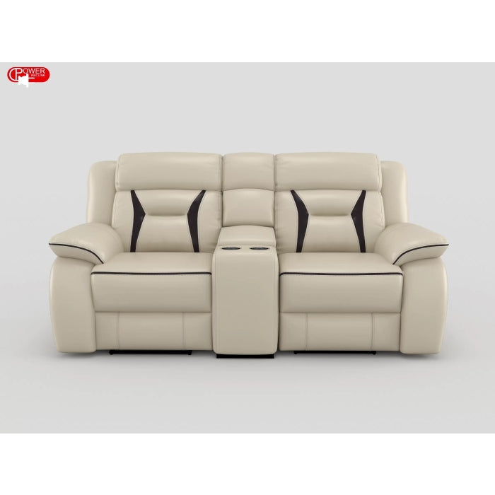 Amite Dark Gray Power Double Reclining Loveseat