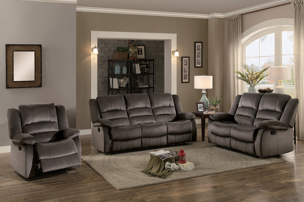 Jarita Chocolate Double Reclining Loveseat