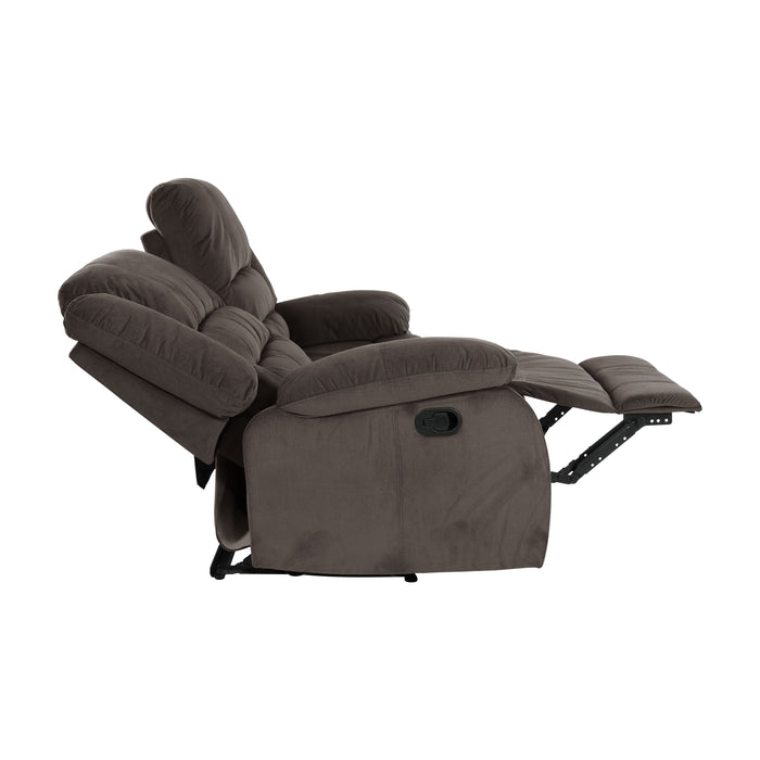 Jarita Chocolate Double Reclining Loveseat