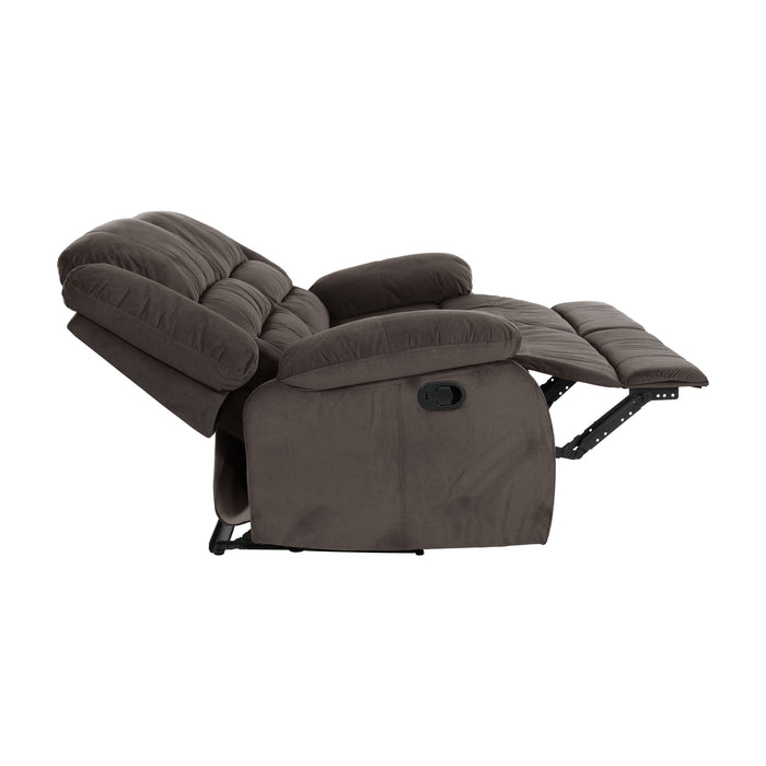 Jarita Chocolate Double Reclining Loveseat