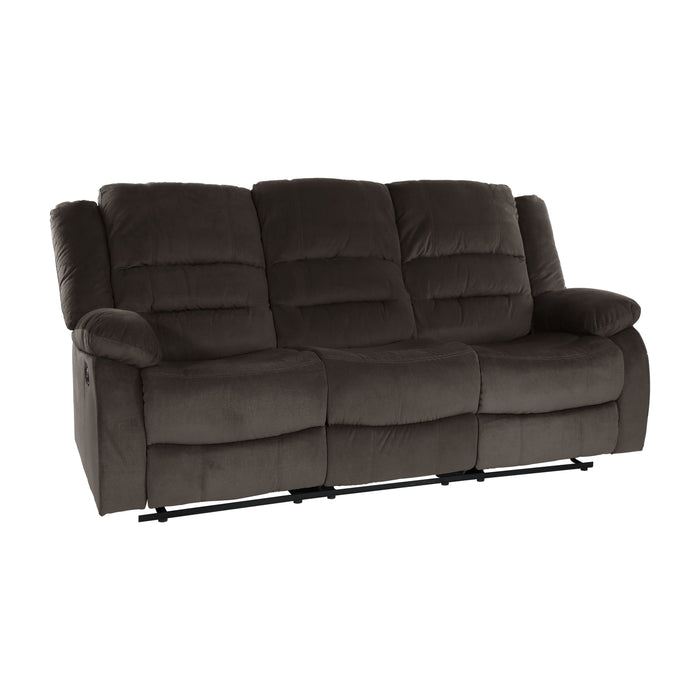 Jarita Chocolate Double Reclining Sofa