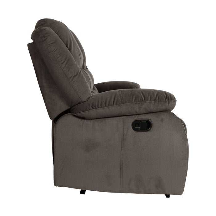 Jarita Chocolate Double Reclining Sofa