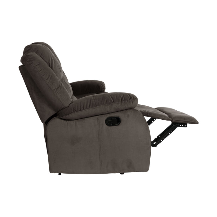 Jarita Chocolate Double Reclining Sofa