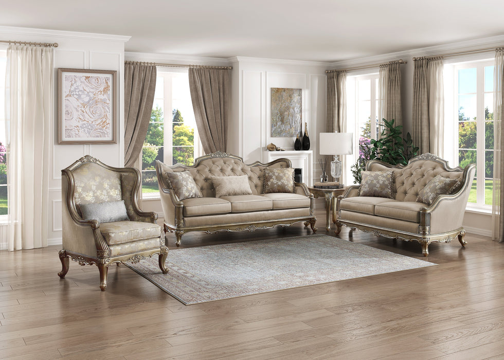 Florentina Taupe Loveseat