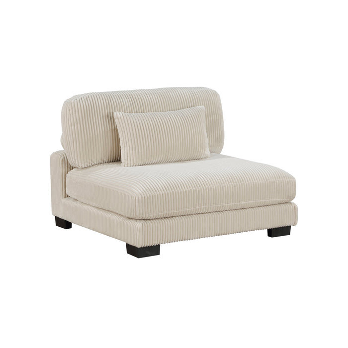 Traverse Beige Corduroy 3-Piece Sofa