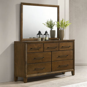 Ballard - Dresser & Mirror - Light Brown