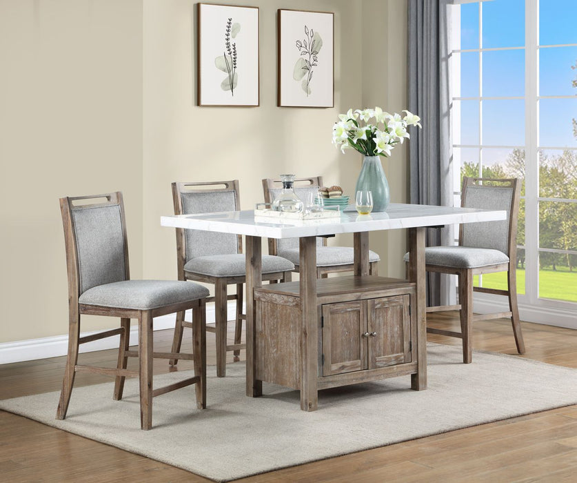 Vilo Home Dorset Hills 5pc Counter Height Dining Set