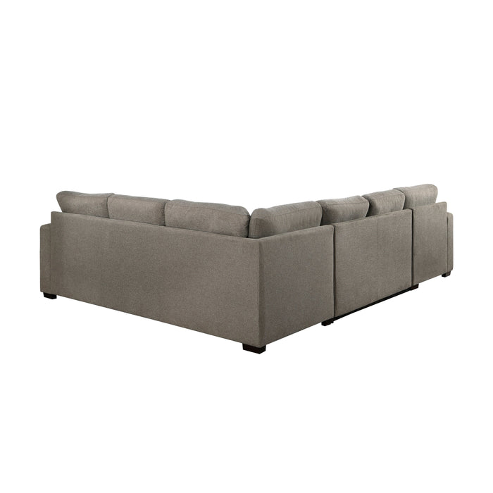 Elton Brown LAF Storage Sleeper Sectional