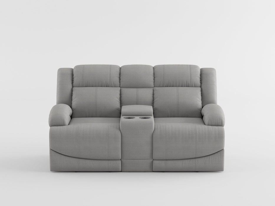 Camryn Chocolate Power Double Reclining Loveseat