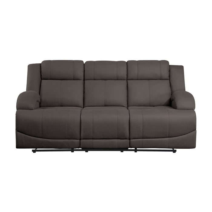 Camryn Chocolate Double Reclining Sofa