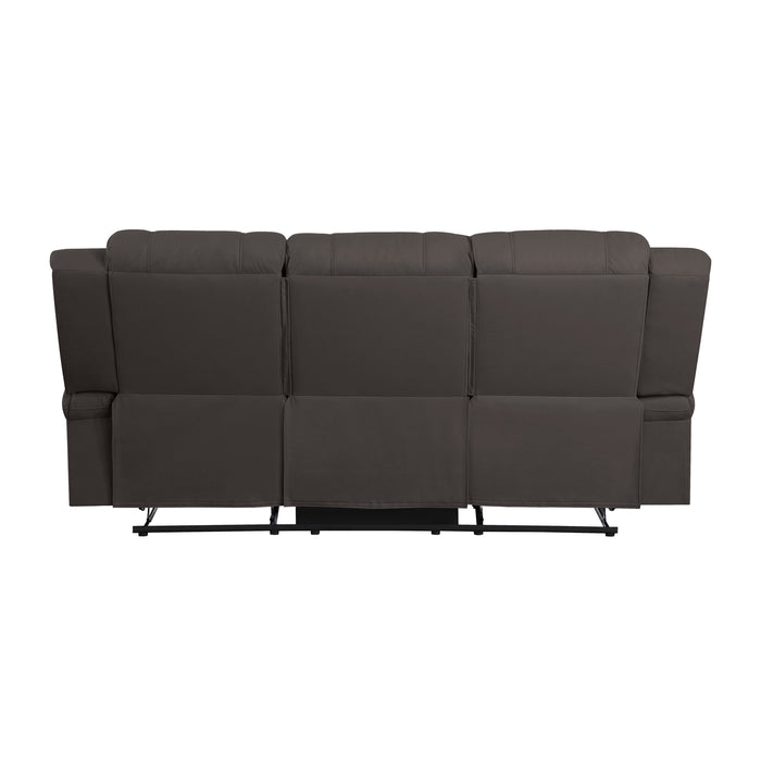 Camryn Chocolate Double Reclining Sofa