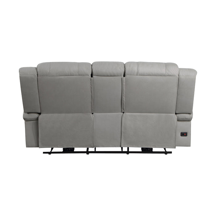 Camryn Gray Power Double Reclining Loveseat