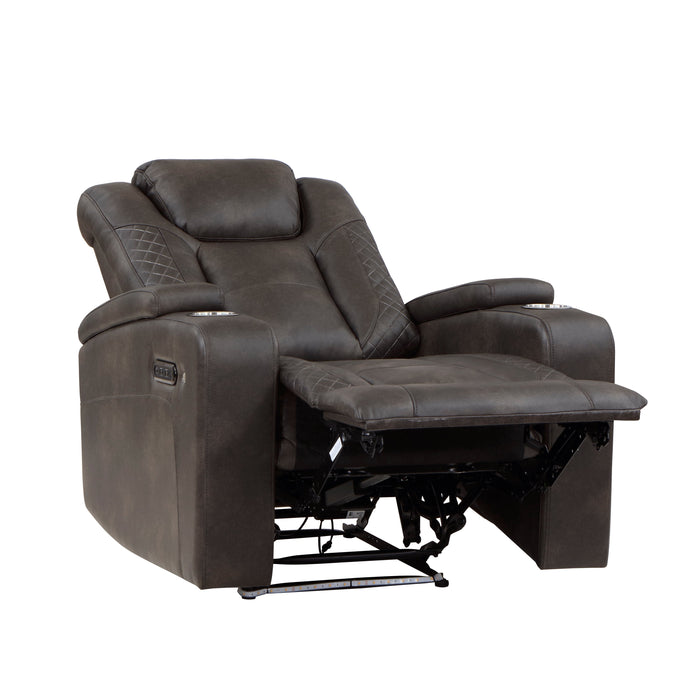 Tabor Dark Brown Power Reclining Chair