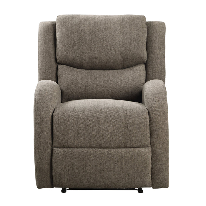 Foxcroft Brown Chenille Power Reclining Chair