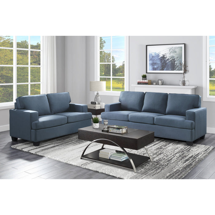 Elmont Blue Sofa