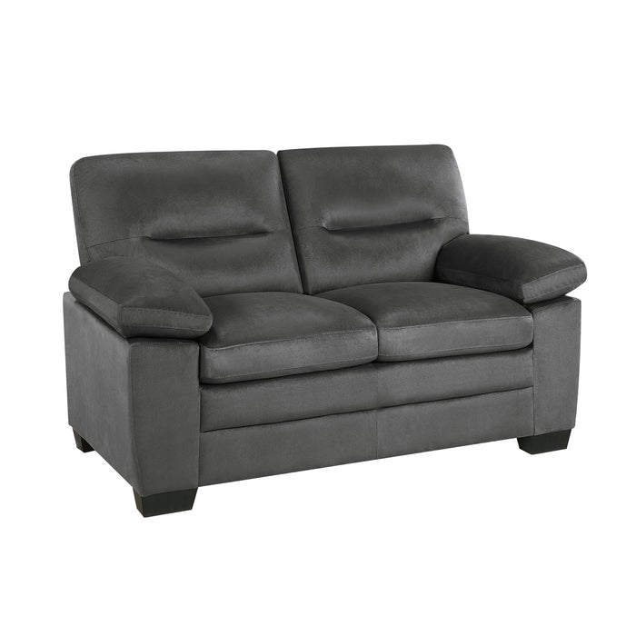 Keighly Dark Gray Loveseat