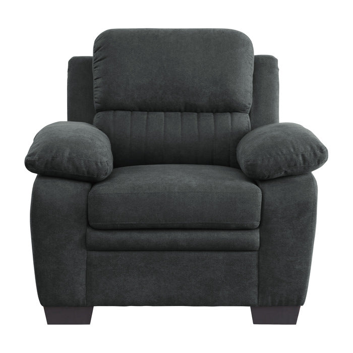 Holleman Dark Gray Living Room Chair