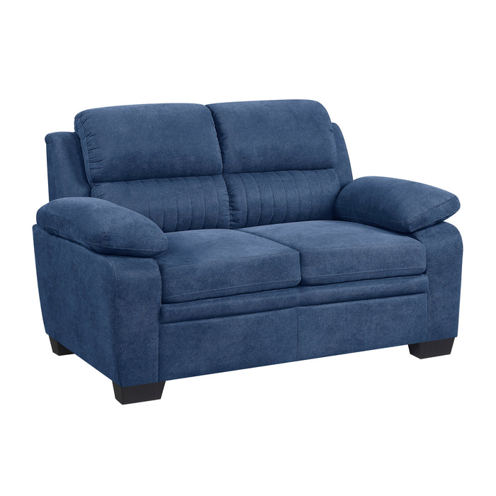 Holleman Blue Loveseat