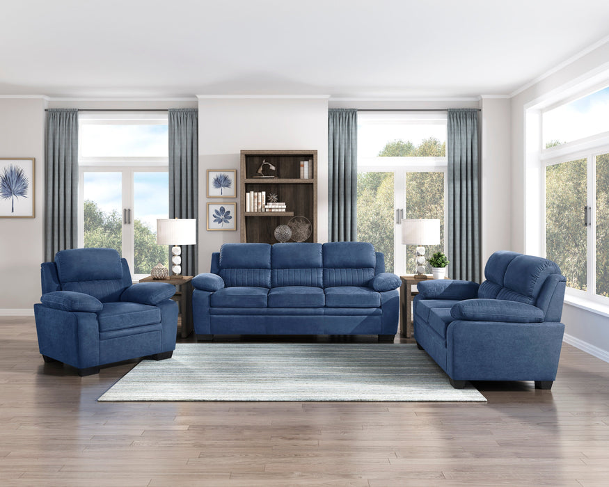 Holleman Blue Loveseat