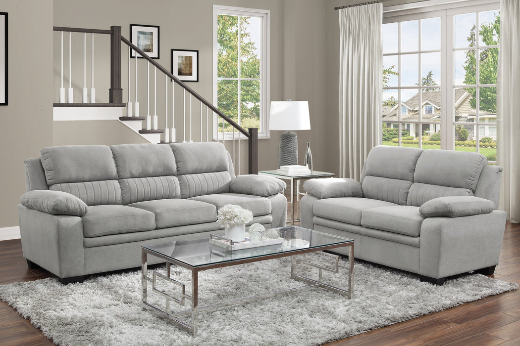 Holleman Gray Loveseat