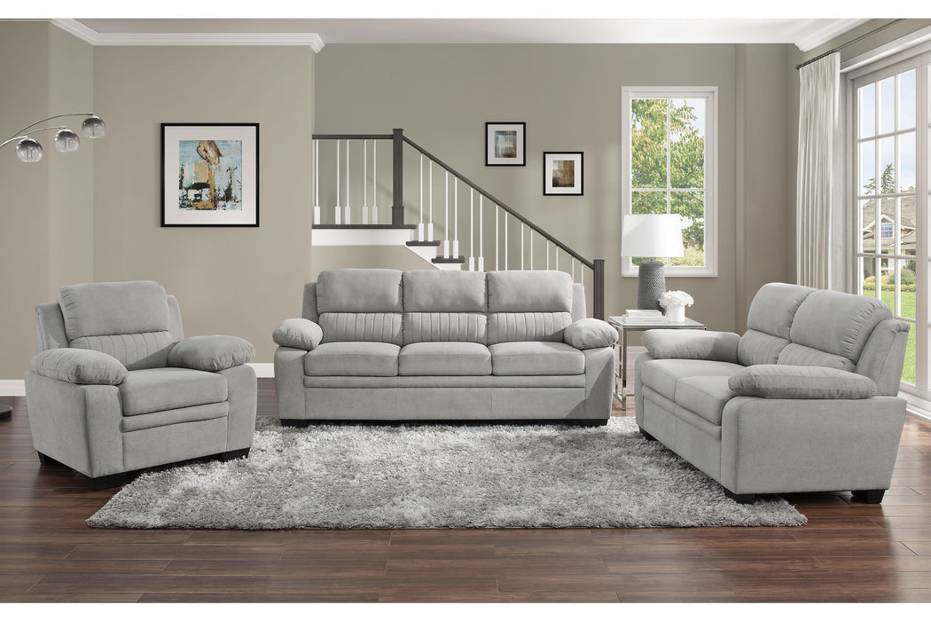 Holleman Gray Loveseat