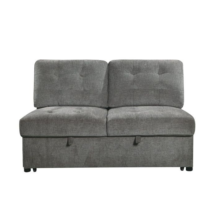 Logansport Gray Sleeper Sectional