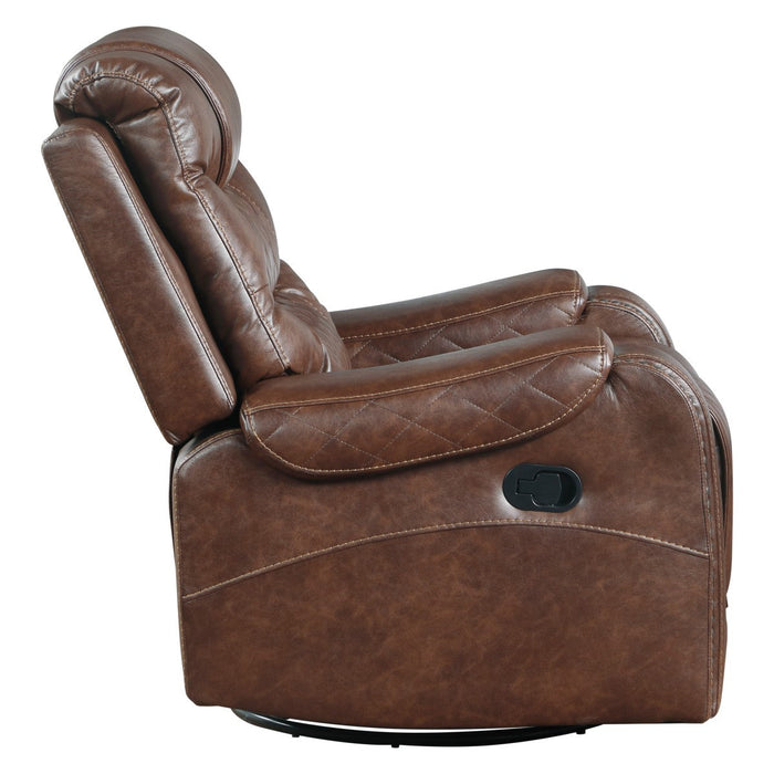 Putnam Brown Swivel Reclining Chair