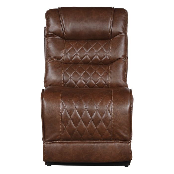 Putnam Brown Modular LAF Power Reclining Sectional