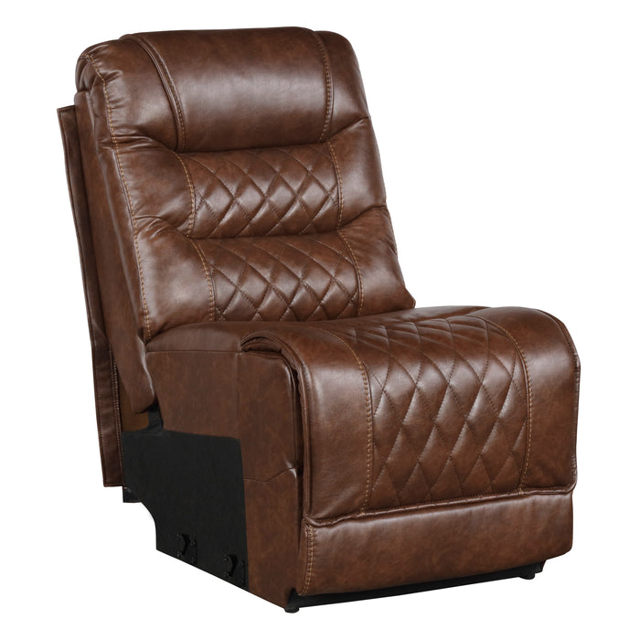 Putnam Brown Modular LAF Power Reclining Sectional