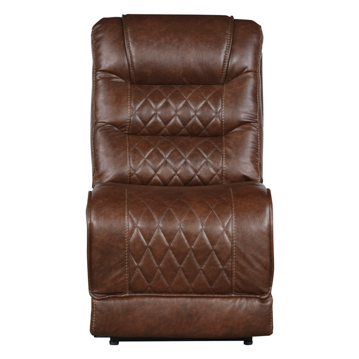 Putnam Brown Modular LAF Power Reclining Sectional