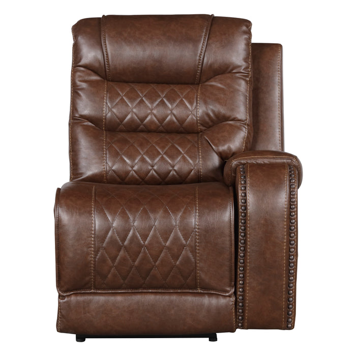 Putnam Brown Modular LAF Power Reclining Sectional